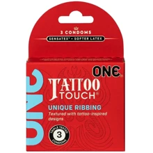 Презервативи ONE Tattoo Touch 3 шт: Тип Для максимального захисту