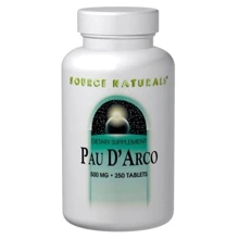 Source Naturals Pau D'Arco 500 mg 250 Tabs По д'арко: Форма выпуска Таблетки