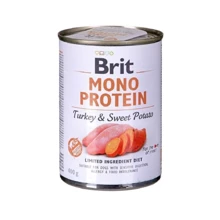 Влажный корм для собак Brit Mono Protein Dog с индейкой и бататом 400 г (8595602555390): Тип Сухой корм