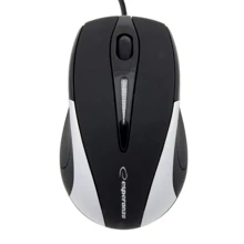 Мышь Esperanza EM102S Black-silver: Интерфейс подключения проводная USB