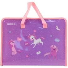 Папка-портфель на молнии Kite Unicorn 1 отделение A4 (k22-202-02): Тип Портфель