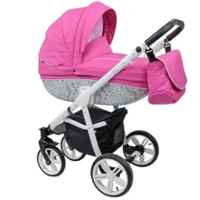 Универсальная коляска 2в1 Roan Bass B2 pink: Тип коляски универсальная коляска (2-в-1)