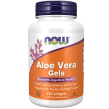 NOW Aloe Vera gels Органическое Алоэ вера 250 капсул: Тип Пробиотики