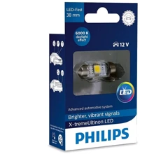 LED лампа Philips Vision C5W LED 6000K 12V 128596000KX1 (1шт.): Задняя оптика Номерной знак