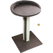 Когтеточка Lucky Pet будинок Верховина плюс коричневая 36х36х54 см (555786): Высота столбика 54 см
