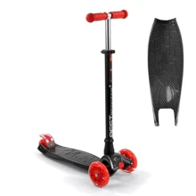 Самокат Best Scooter Maxi черно-красный (779-1524): Количество колес 3