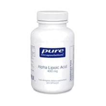 Pure Encapsulations Alpha Lipoic Acid 400 mg Альфа-ліпоєва кислота 120 капсул: Вид ферментні
