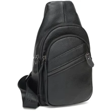 Чоловіча сумка-слінг Keizer чорна (K11808-black): Стать Чоловік