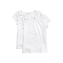 Футболка H & M 7Z5089516 92 см біла (2 шт.): Стать дівчинка