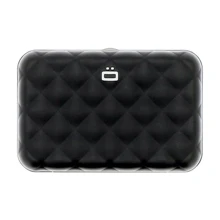 Кардхолдер Ogon Designs Quilted Button на 10 карт черный (QB_Black): Производитель Ogon Designs