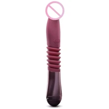 Пульсатор Temptasia by Blush - Trixie Thrusting Dildo - Wine Red: Для кого Для жінок