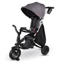 Велосипед Qplay Nova Rubber Grey складной трехколесный детский (S700Nova+RubberGrey): Тип 3х колесный велосипед