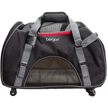 Сумка переноска Bergan Wheeled Comfort Carrier на колесах для собак и кошек, серый: Производитель Bergan