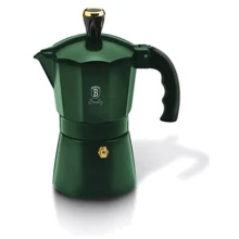 Гейзерная кофеварка Berlinger Haus Emerald Collection 100мл (BH 6478): Цвет зеленый