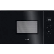 Встраиваемая микроволновая печь AEG MBB1756SEB: Цвет черный