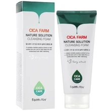 FarmStay Cica Farm Nature Solution Cleansing Foam Пенка для умывания с центеллой азиатской 180 ml: Пол Для женщин