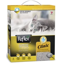 Наполнитель для кошачьего туалета Reflex Clinic бентонитовый свежий аромат 10 л (TKMREF0006): Вид Минеральный