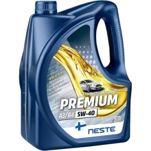 Моторна олія Neste Oil Premium 5W-40 4 л: Тип Синтетическое