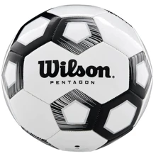 Мяч для игры Wilson Pentagon white/black футбольний size 5 (WTE8527XB05): Вид Футбольные