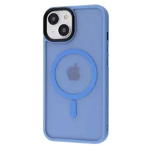 Чехол для iPhone WAVE Matte Insane Case with MagSafe Sierra Blue for iPhone 14: Цвет голубой