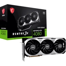 Відеокарта MSI Nvidia GeForce RTX 4080 VENTUS 3X 16G OC: Обсяг пам'яті, Гб 16