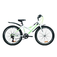 Велосипед ST 24" Discovery FLINT Vbr с крылом Pl 2020 (бело-зеленый ): Диаметр колес, дюймов 24