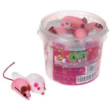 Игрушка для кошек TATRAPET Caty funny Мышка с пищалкой 4 см 30 шт. ведро (584.64): undefined undefined