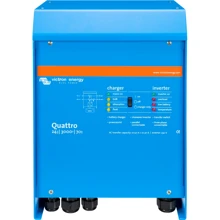 Гибридный солнечный инвертор (hybrid) Victron Energy Quattro 24/3000/70-50/50 (2.4kW,24V,1 фаза) Гибридный солнечный инвертор (hybrid) Victron Energy Quattro 24/3000/70-50/50 (2.4kW,24V,1 фаза): Тип Гибридный