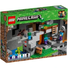 Конструктор LEGO MINECRAFT Печера зомбі 241 деталь (21141): Серія MINECRAFT