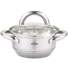 Кастрюля Bohmann 14 см 1 л (BH-70214): Тип Традиционная