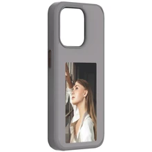 Чехол для iPhone Epik TPU+PC Ink Show Grey for iPhone 15: Цвет серый
