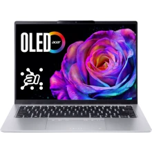 Ноутбук Acer Swift Go 14 SFG14-74-74SQ Pure Silver (NX.JCWEU.005) UA: Екран 14" (1920x1200) OLED