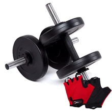 Гантель Fit-On 2x6 кг с перчатками: Вес гантели, кг 6