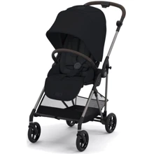 Прогулянковий візок Cybex Melio Carbon Moon Black з бампером (522002639): Тип коляски Прогулочная
