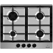 Варочная поверхность газовая Brandt BPE6404X: Размеры для встраивания (ШxГ) 56x49 см