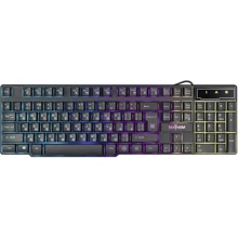 Клавиатура Defender Mayhem GK-360DL USB RGB (45360): Подключение проводное