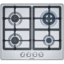 Варильна поверхня газова Bosch PGH6B5O90R: Розташування панелі фронтальне