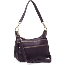 Женская сумка через плечо Borsa Leather фиолетовая (K1213-violet): Пол Женский