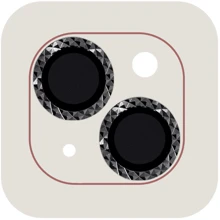 Защитное стекло для iPhone Epik Metal Shine Black/Midnight for Camera iPhone 15 / 15 Plus: Тип защиты экрана на камеру