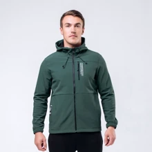 Спортивна толстовка Peak FW293211-GRE 52 зелена з капюшоном на блискавці: Вид Спортивні толстовки