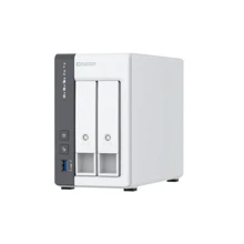 Сетевой накопитель (NAS) Qnap TS-216G: Слоты для дисков 2x 3,5-дюймовых SATA 6 Гбит/с, 3 Гбит/с