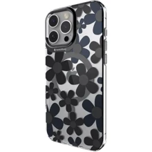 Чехол для iPhone Switcheasy Fleur M 3D Patterned Shockproof Case Black (SPH67P269BK24) for iPhone 16 Pro Max: Цвет черный