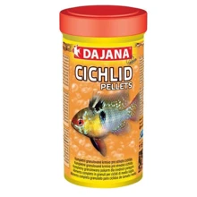 Корм для крупных и средних цихлид Dajana Cichlid Pellets в гранулах 250 мл/115 г (DP122B (5566)): Вид корма Гранулы