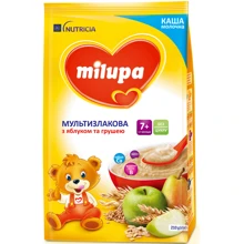 Молочная каша Milupa Мультизлаковая с грушей и сухариками 210 г от 10 мес.: Тип Каши молочные