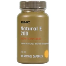 GNC Natural E 200 IU Вітамін Е 100 капсул: Тип вітамін E