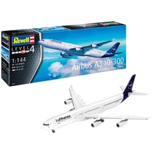 Сборная модель-копия Revell Самолет Airbus A340-300 Lufthansa уровень 4 масштаб 1:144 (RVL-03803): Производитель Revell