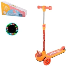 Самокат трехколесный Scooter оранжевый (SC21011): Количество колес 3