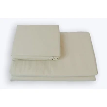 Простынь на резинке SoundSleep Shine beige сатин бежевая 140х200 см (93462174): Тип простынь