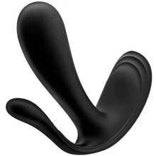 Вибратор с двумя моторами для точки G и анальной стимуляции Satisfyer Top Secret + (черный): Для кого Для женщин