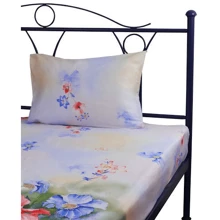 Набір Простирадло Руно 143х215 + наволочка 50х70-1 шт "summer flowers" сатин (12.137_summer flowers): Тип наволочка